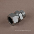 1CB-RN hydraulic Metric Hose Adapter 24 cone L.T with nut and cutting ring/BSP male hydraulic adapters fittings